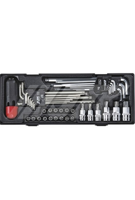 Набор инструмента TORX, HEX, 40 ед. JTC K1401
