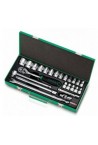 Набор инструмента 1/2 24ед.(12pt) TOPTUL GCAD2404