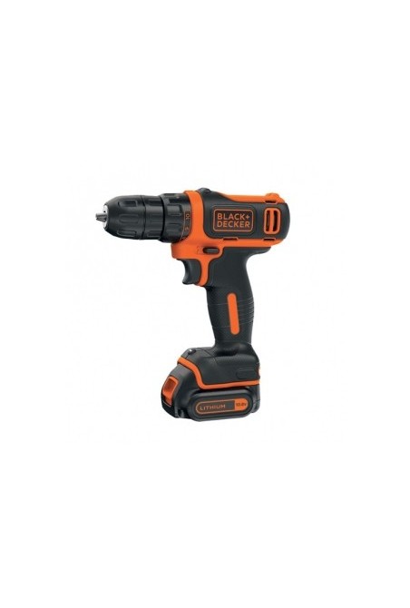 Дрель/винтоверт аккумуляторная BLACK&DECKER BDCDD12B | Valeon