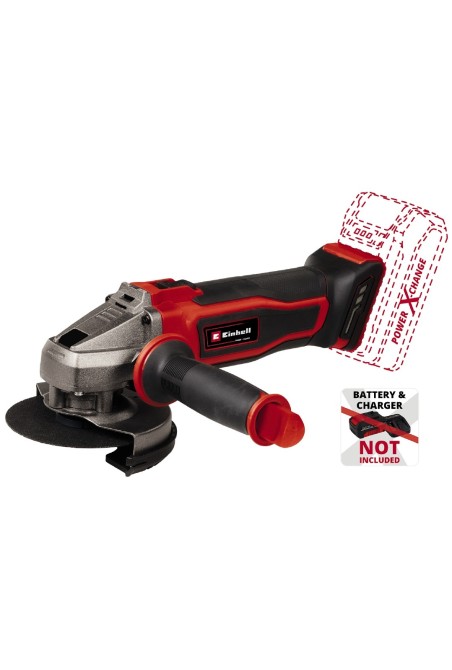Шлифмашина угловая Einhell TE-AG 18/115-2 Li - Solo | Valeon