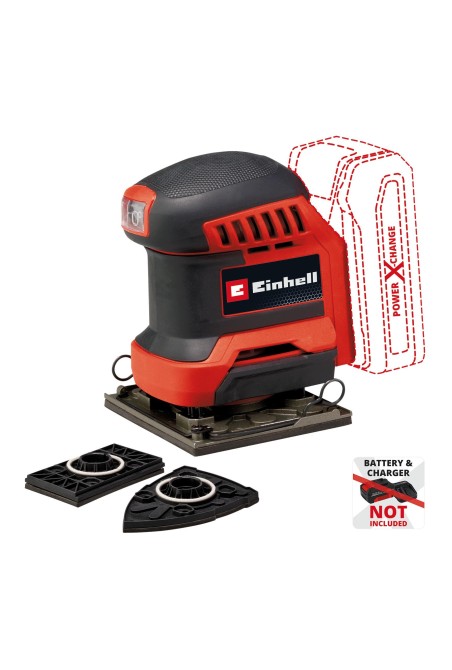 Шлифмашина вибрационная Einhell TE-OS 18/113 3X Li - Solo | Valeon