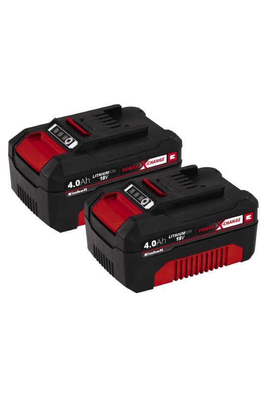 Batteries Einhell 2pcs 18V PXC Twinpack 4,0 Ah | Valeon