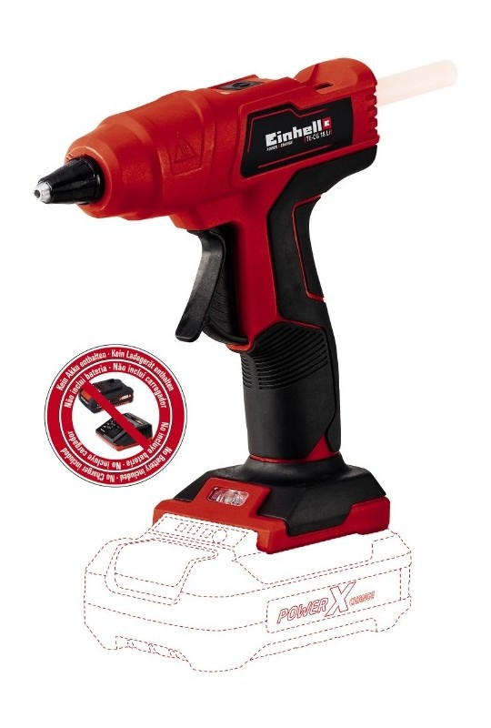 Пістолет клеевой Einhell TE-CG 18 Li - Solo | Valeon