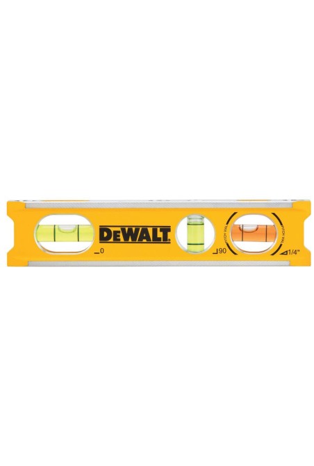 Рівень BILLET TORPEDO з алюмінію довжиною 165 мм з 3 капсулами і магнітами DeWALT DWHT42525-0 | Valeon