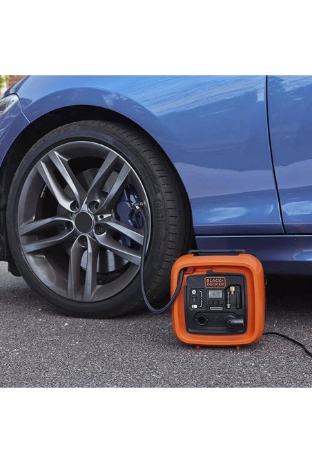 Автомобільний компресор (автокомпресор) BLACK+DECKER ASI 200