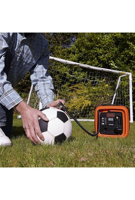 Автомобільний компресор (автокомпресор) BLACK+DECKER ASI 200