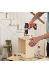 Набір електроінструментів (2 предм.) BLACK&DECKER BDCK121S1S