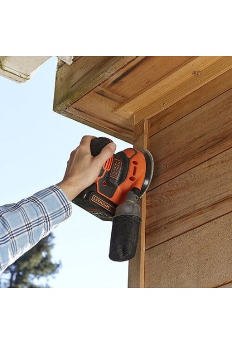 Эксцентриковая шлифмашина аккумуляторная BLACK&DECKER BDCROS18