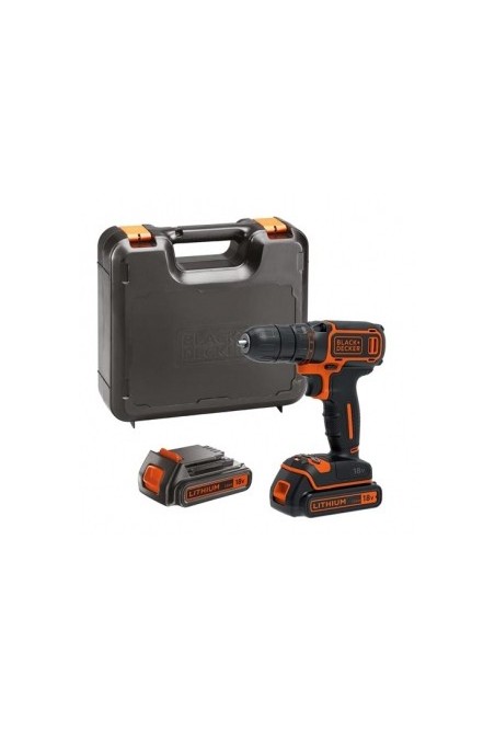 Дриль-шурупокрут акумуляторна BLACK&DECKER BDCDC18KB | Valeon