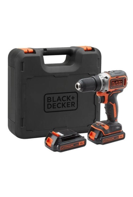 Акумуляторна дрель-шуруповёрт BLACK&DECKER BL186KB