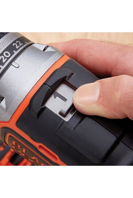 Акумуляторна дрель-шуруповёрт BLACK&DECKER BL186KB