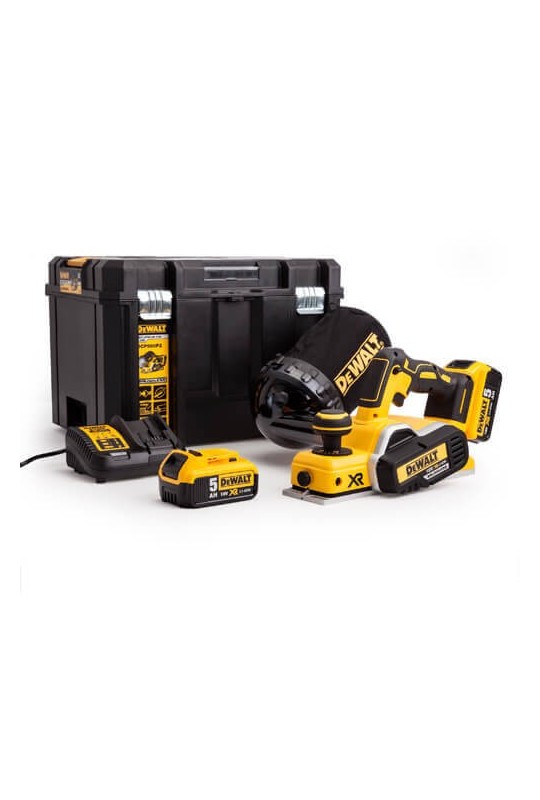 Рубанок акумуляторний безщітковий DeWALT DCP580P2 | Valeon
