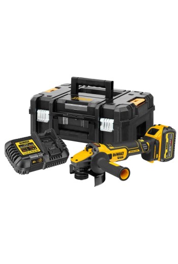 Шлифмашина угловая - болгарка бесщеточная аккумуляторная DeWALT DCG409T1 | Valeon