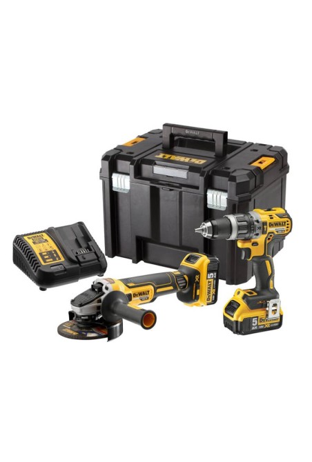 Набір з двух безщіткових інструментів DeWALT DCK2080P2T | Valeon