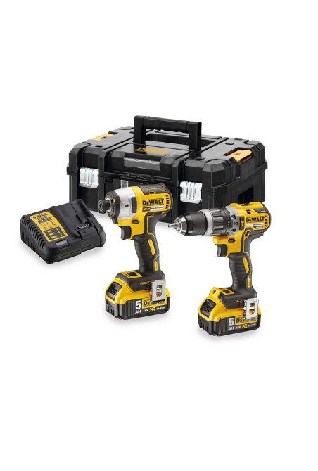 Набір з двух безщіткових інструментів DeWALT DCK266P2T | Valeon