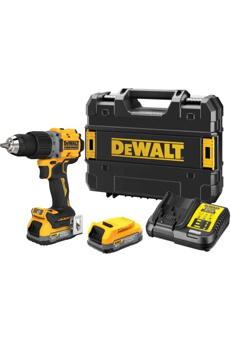 Дрель-шуруповерт аккумуляторный бесщеточный DeWALT DCD800E2T | Valeon
