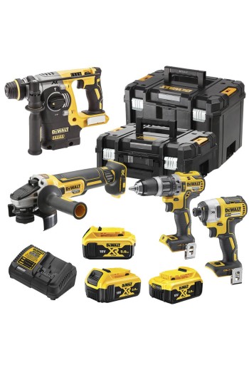 Набір з чотирьох інструментів безщіткових DeWALT DCK422P3T | Valeon