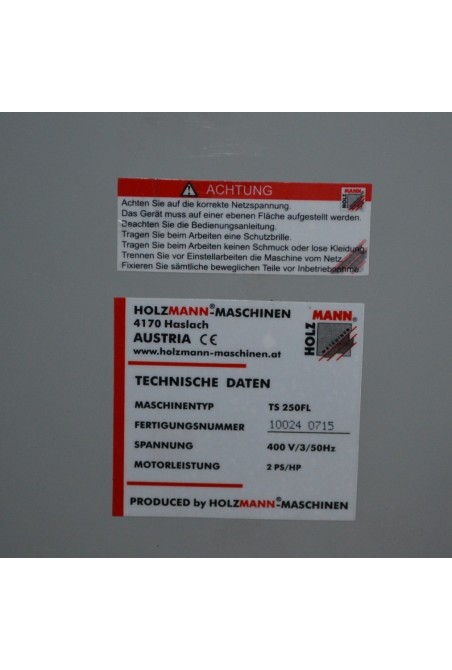 Циркулярна пилка (230 Вт) Holzmann TS 250 FL (TS250FL_230V)