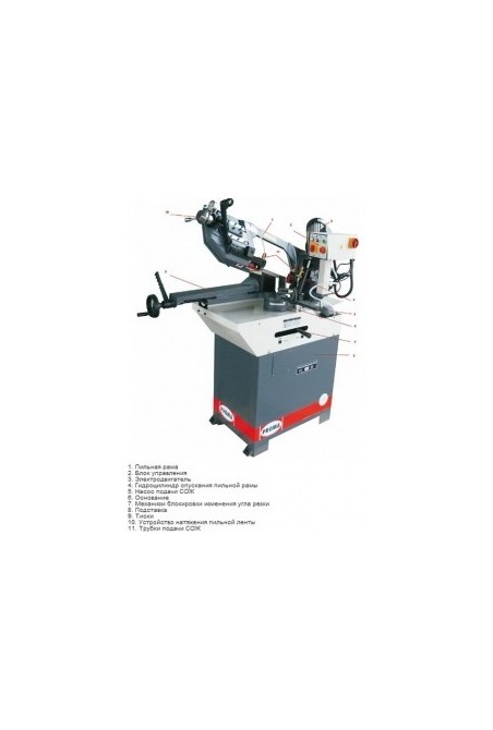 Ленточная пила по металлу PROMA PPS-220H 25022004