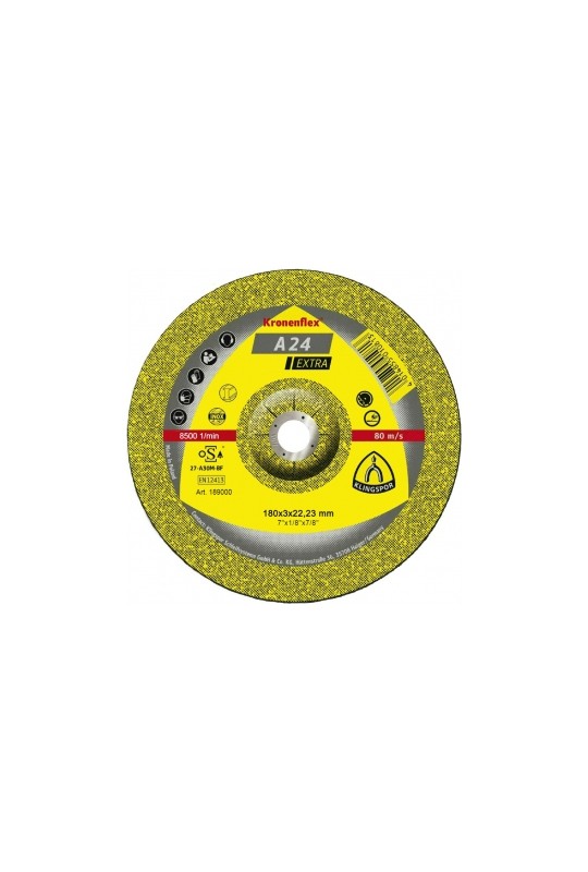 Отрезной круг (180х3х22,23) Klingspor A 24 Extra (189000)