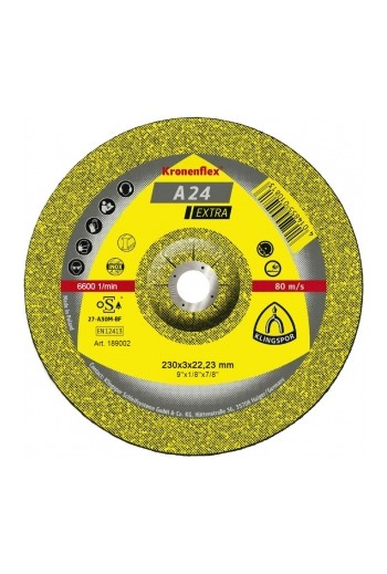 Отрезной круг (230х3х22,23) Klingspor A 24 Extra (189002)