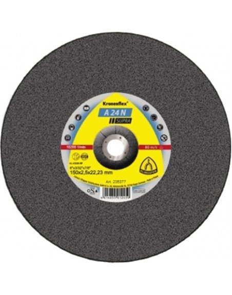 Отрезной круг (150х2,5х22,23) Klingspor A 24 N SUPRA (235377)