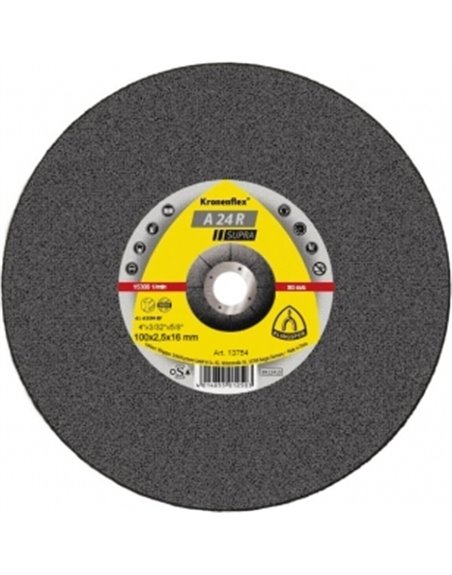 Отрезной круг (100х2,5х16) Klingspor A 24 R Supra (13754)