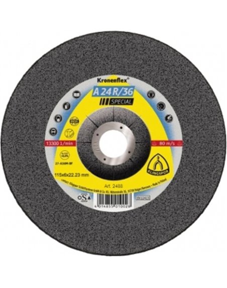 Зачистной круг (115х6х22,23) Klingspor A 24 R/36 SPECIAL (2488)