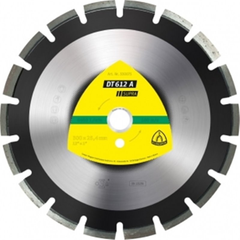Алмазный отрезной круг (500х3,7х25,4) Klingspor DT 612 A Supra (330079)