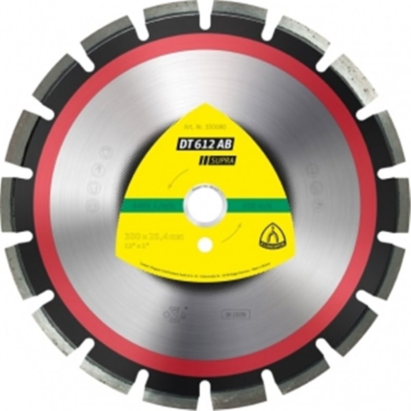 Алмазный отрезной круг (300х2,8х20) Klingspor DT 612 AB Supra (332344)