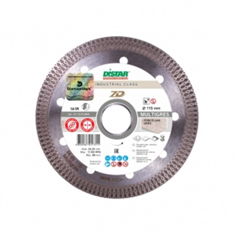 Круг алмазный 1A1R (115x1,4x10x22,23) Distar Gres Master (11115160009)
