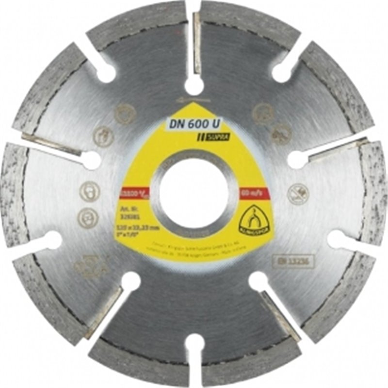 Алмазный отрезной круг (115х10х22,23) Klingspor DN 600 U Supra (330663)