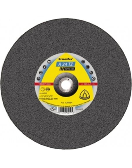Отрезной круг (115х2,5х22,23) Klingspor A 24 TZ SPECIAL (136554)