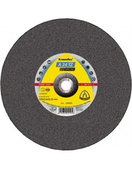 Отрезной круг (125х2,5х22,23) Klingspor A 24 TZ SPECIAL (136555)