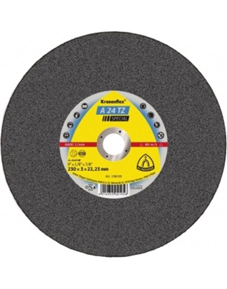 Отрезной круг (230х3х22,23) Klingspor A 24 TZ SPECIAL (136559)