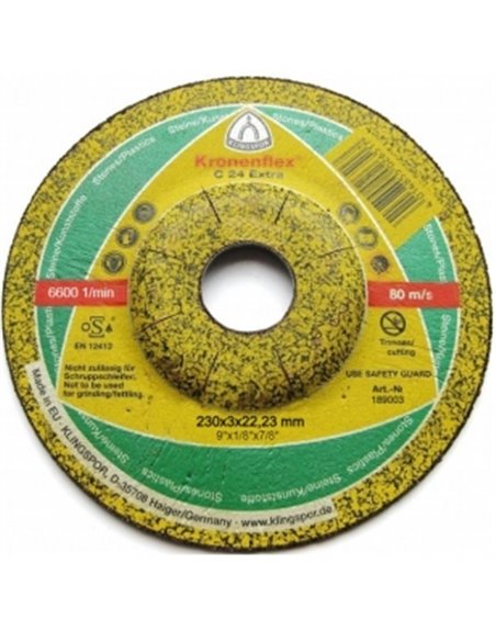 Отрезной круг (230х3х22,23) Klingspor C 24 Extra (189003)