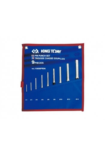 Набор выколоток 2-14 мм (9 предм.) KING TONY (1009PRN)