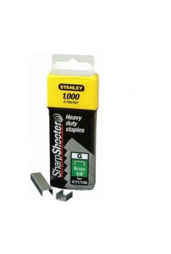 Скобы STANLEY для степлера ручного Light Duty тип А, 12мм