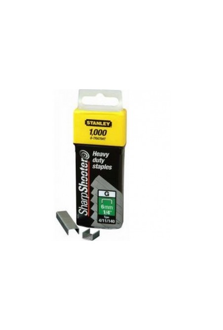 Скобы для степлера STANLEY Heavy Duty, тип G 6мм