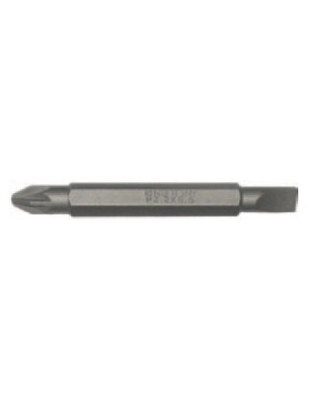Біта двостороння 1/4" PH3хSL7.0 L-60 мм KING TONY (1360703P)