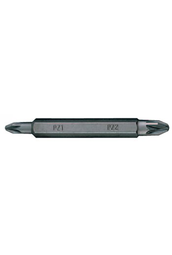 Бита двусторонняя 1/4" PH1хPH2 L60 мм KING TONY (1360012P)