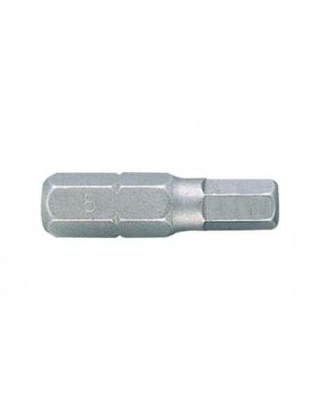 Бита торцевая HEX 1/4" H6х25 мм KING TONY (102506H)