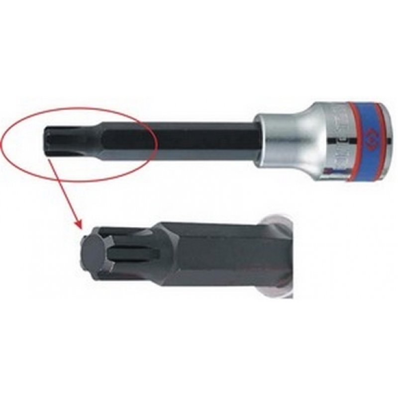 Бита в головке RIBE 1/2" М12х100 мм KING TONY (404912)