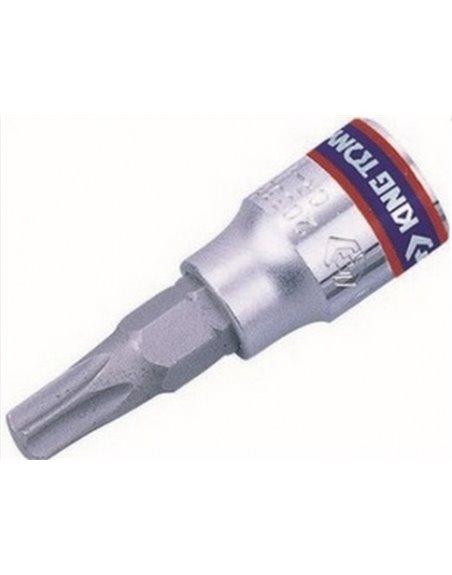 Бита в головке TORX 1/4" T27х37 мм KING TONY (203327)