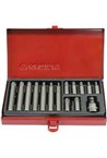 Набор бит c адаптером TORX 1/2" Т20-Т55 (15 ед.) KING TONY (1015PQ)