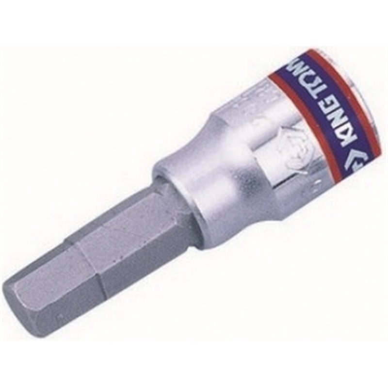 Бита в головке HEX 1/4" DR H7x37 мм KING TONY (203507)