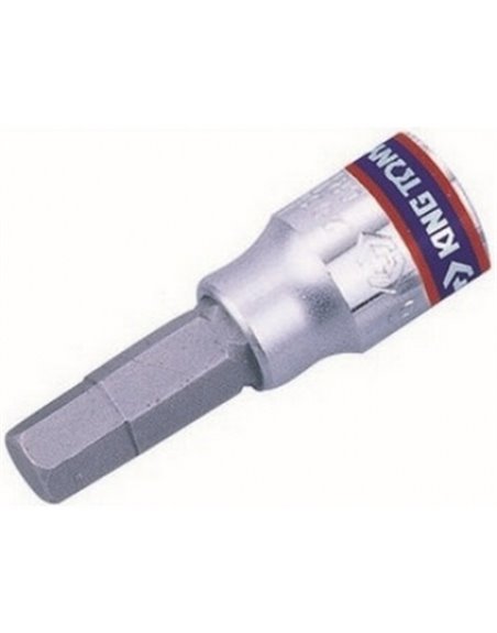Бита в головке HEX 1/4" DR H8x37 мм KING TONY (203508)