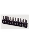 Набір біт 10ед. 1/4 (PH, SL, Torx, SQ) TOPTUL GAAV1001