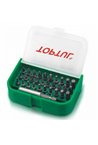 Набір біт 1/4 SL,PH,PZ,TORX,HEX +магнітний держатель 31ед. TOPTUL GAAW3101