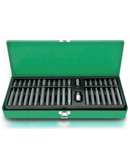 Набор бит 10мм HEX,TORX,SPLINE 40ед. TOPTUL GAAD4002